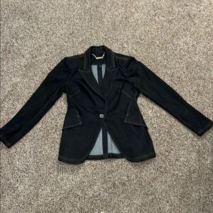 White House Black Market Black Blazer with Tailored Fit